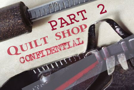Quilt Shop Confidential – Part Two, A Thoughtful Rally Cry