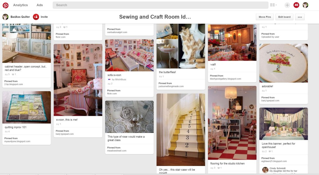 pinterest page craft room