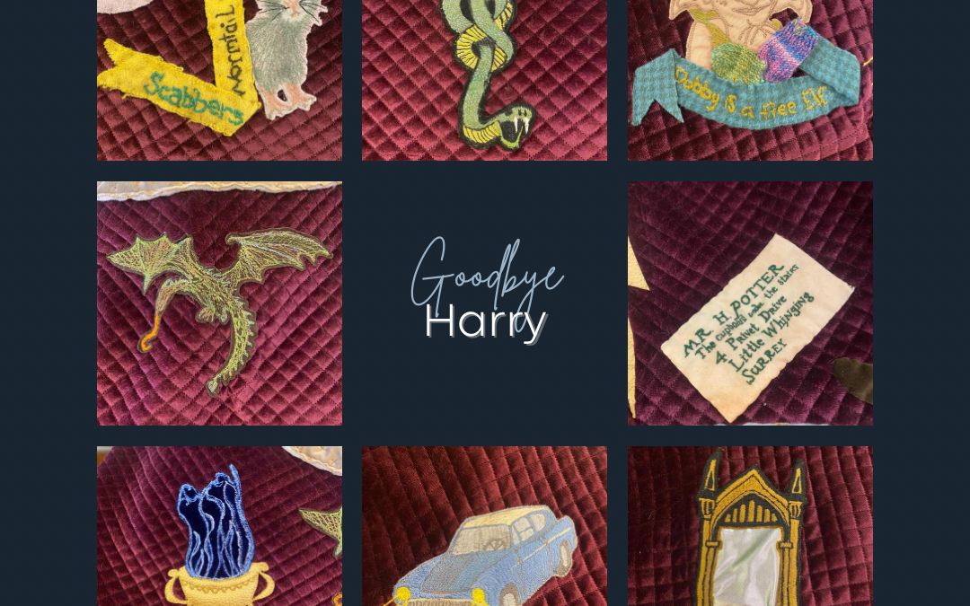 Setting My Harry Potter Quilt on Fire