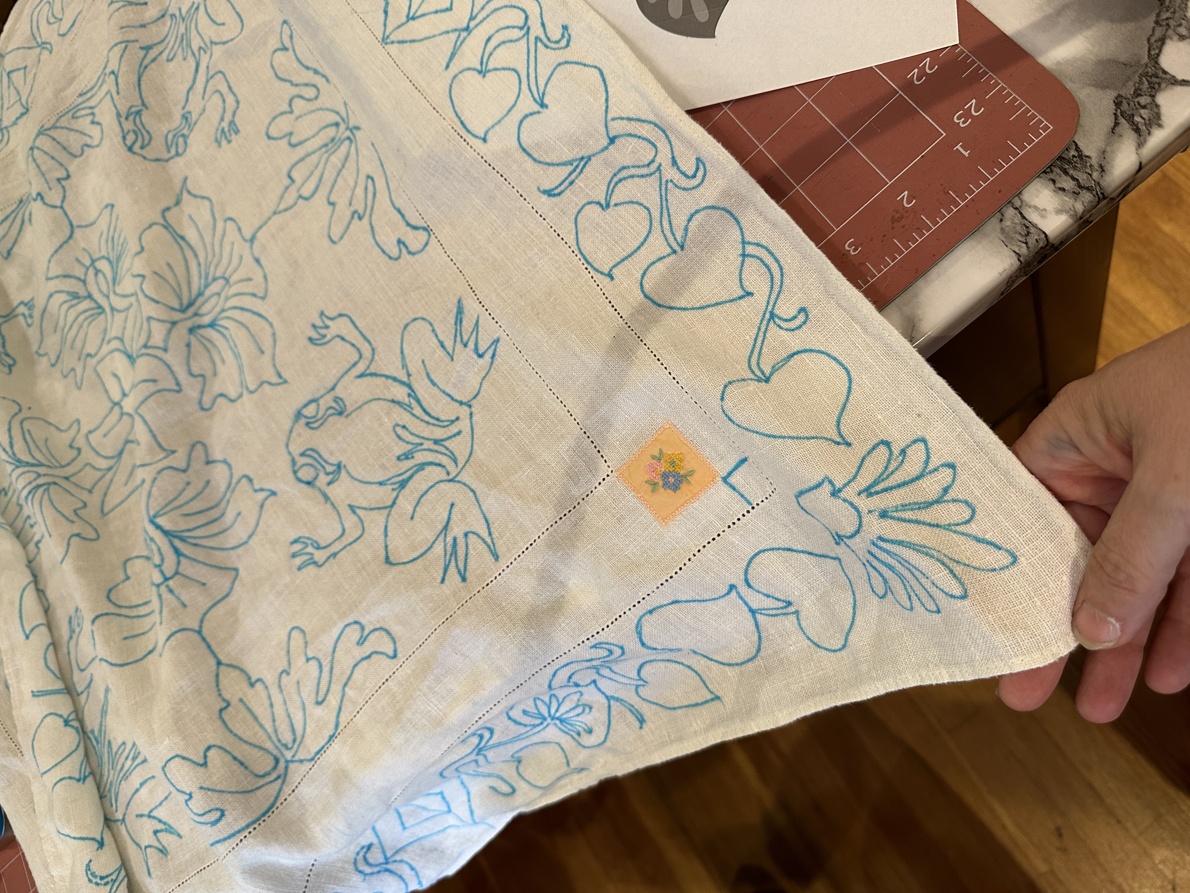 Quilting with Vintage Linens and Fabrics